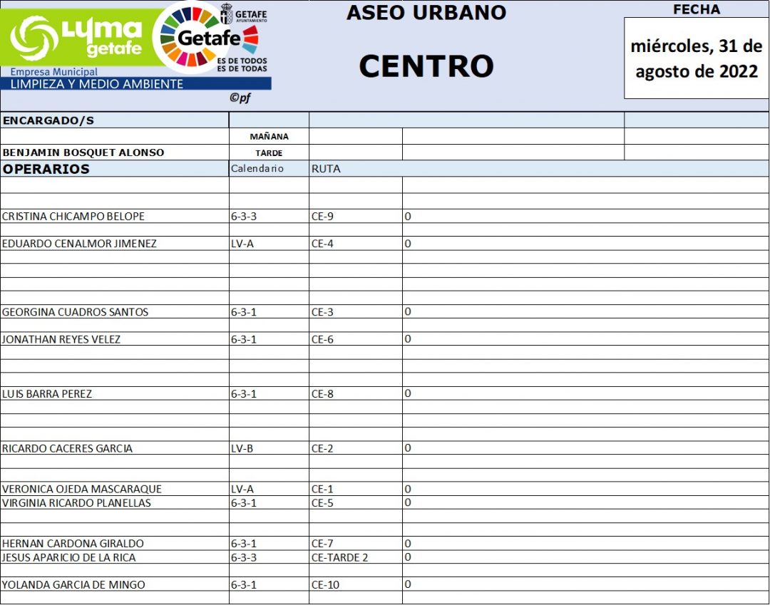 31-08-2022 (Tfno. Encargado suplente)