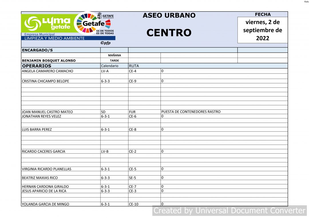 02/09/2022 (Tfno. Encargado suplente)