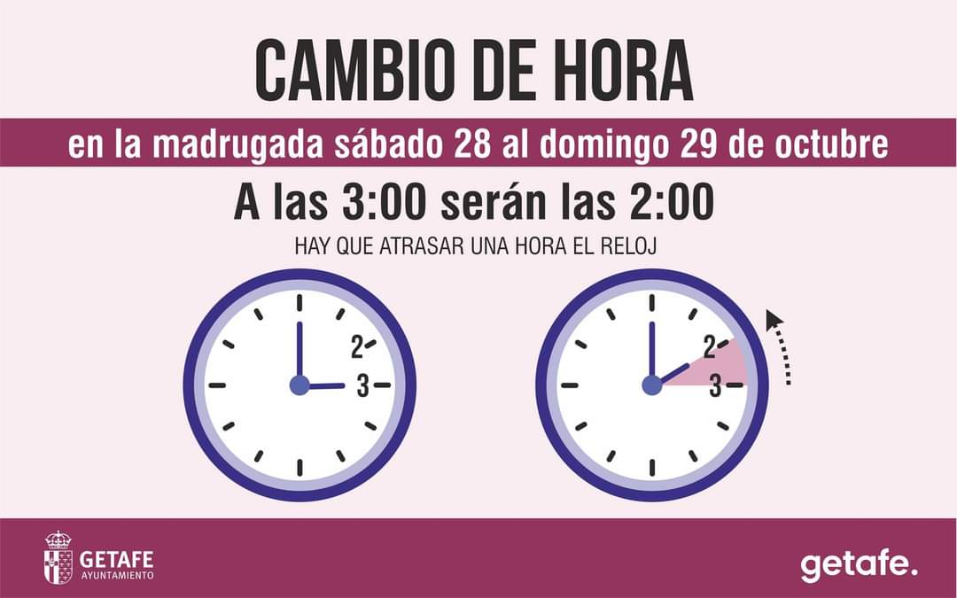CAMBIO DE HORA