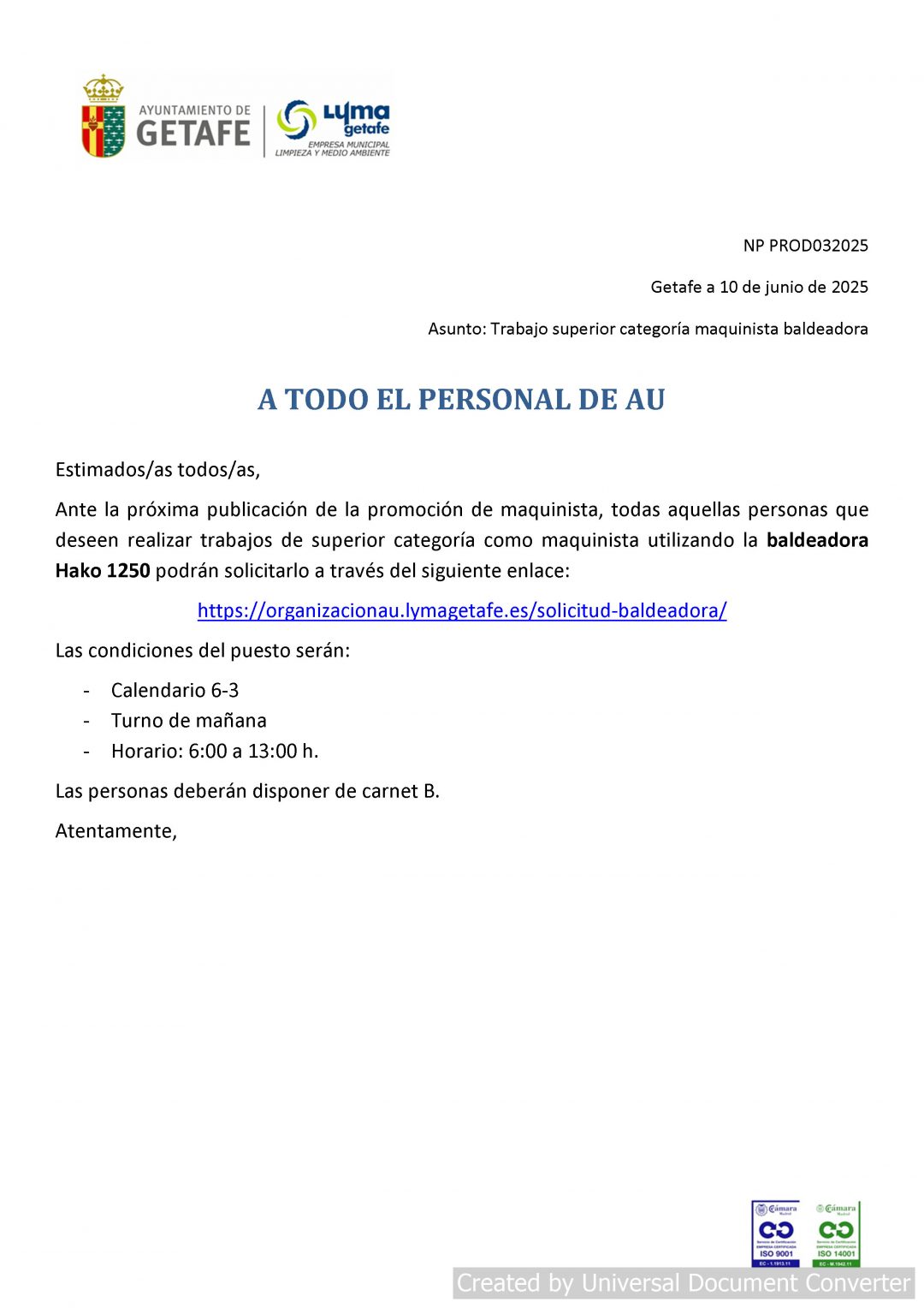 BALDEADORA HAKO 1250